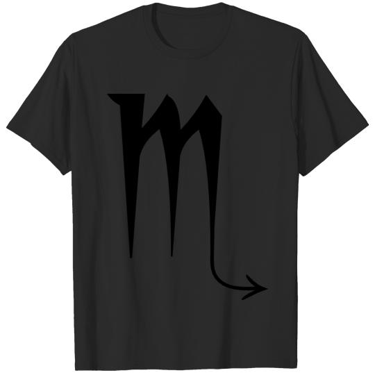 Scorpio zodiac symbol T-shirt