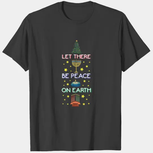 Multicultural Christmas Hanukkah Diwali Kwanzaa T-shirt