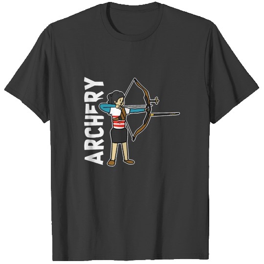 Discover Bow Girl Archery Longbow Gift T-shirt