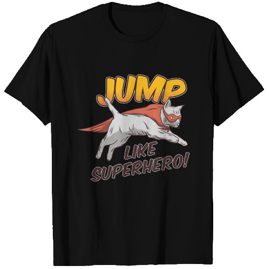 Cat superhero T-shirt