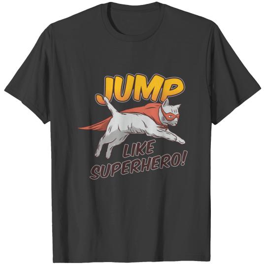 Cat superhero T-shirt