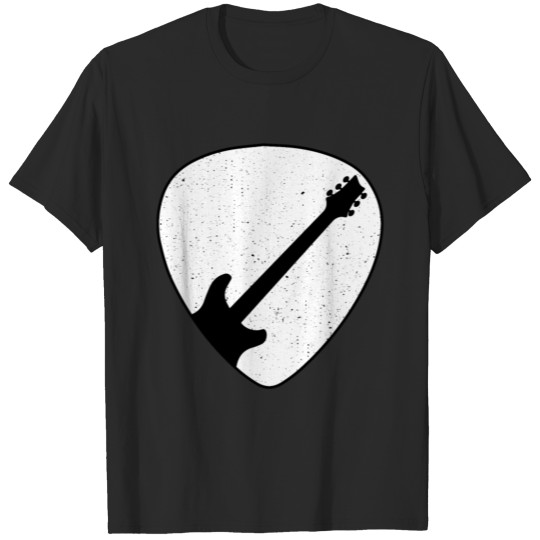 Discover Electric guitar pick black and white cool present T-shirt