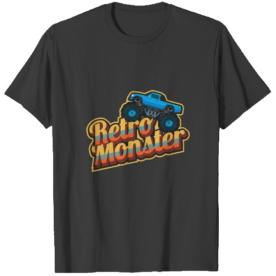 Retro Monster Trucks Gift I Vintage Big Trucks T-shirt