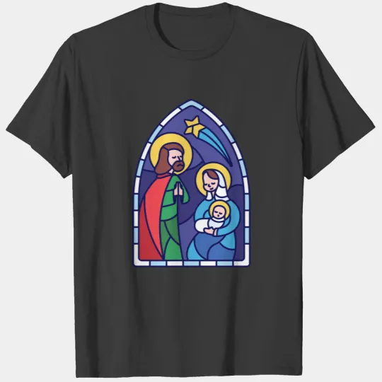 Josef Maria Jesus Jesus birth Bethlehem Christmas T-shirt