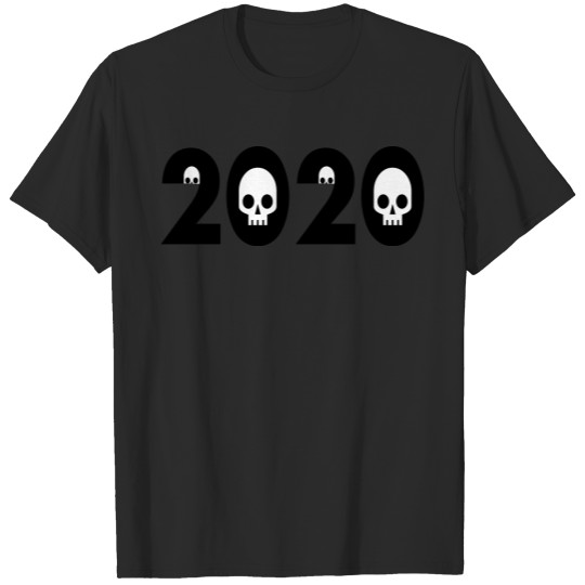 Discover ❤✦°•2020-Awesome Happy New Year (Skull Font) T-shirt
