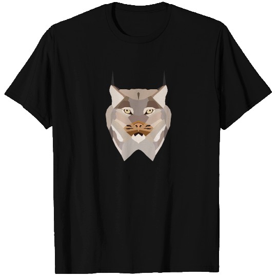 Geometric Lynx Cute Animals T-shirt