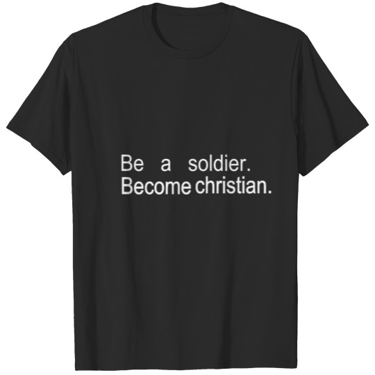 Discover become a christian T-shirt