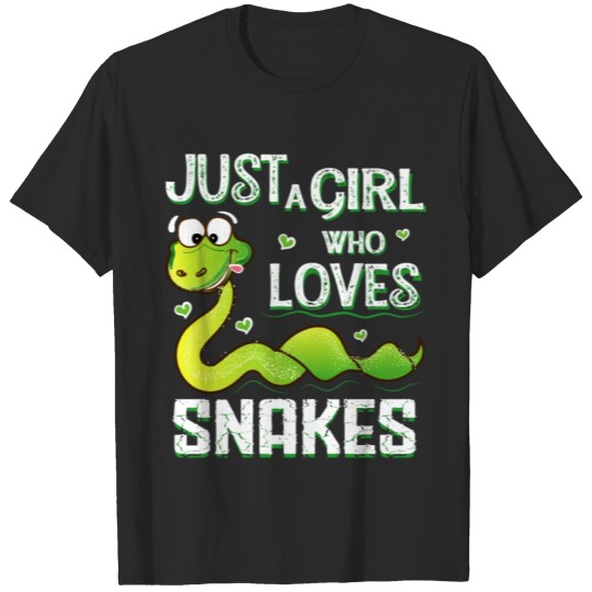 Discover Just a girl who loves snakes owners gift T-shirt