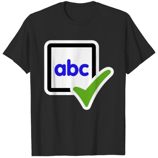 Discover Spellcheck "abc" T-shirt