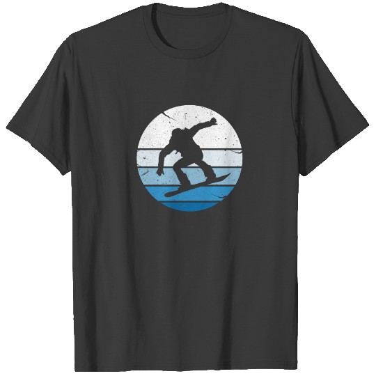 Snowboarding Retro T-shirt