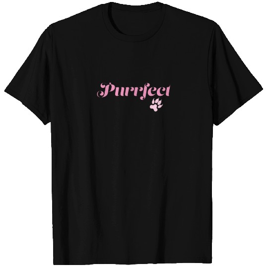 Purrfect Cat Cute Funny Cat Mom Dad Pet Owner Gift T-shirt