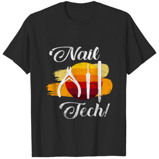 Discover Retro Style Vintage Nail Art Nail Art Nail Designe T-shirt