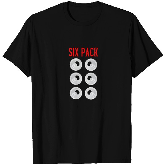 Canned beer six-pack T-shirt