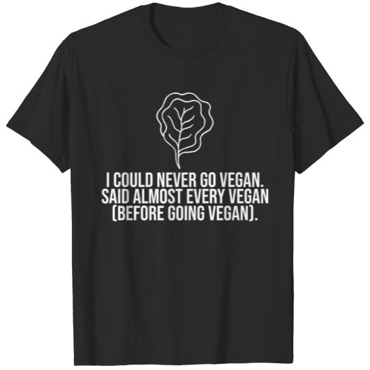 Discover Vegan Vegetarian saying T-shirt