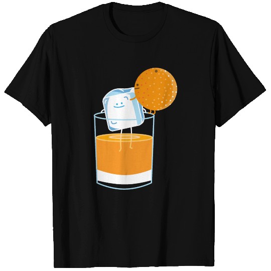 Funny orange juice couple T-shirt