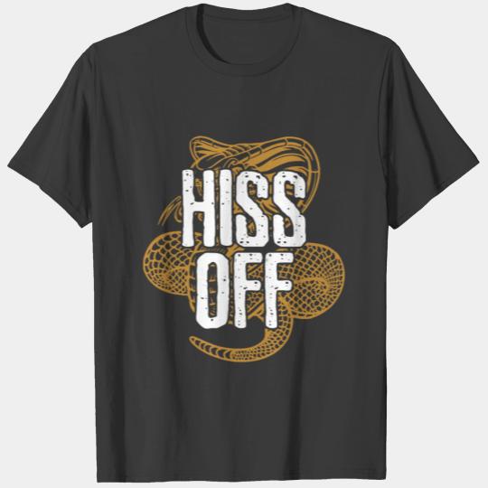 Funny Hiss Off Snake Whispering Pun Snake gift T-shirt