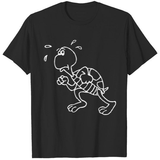 Discover A Turtle Running A Race T-shirt