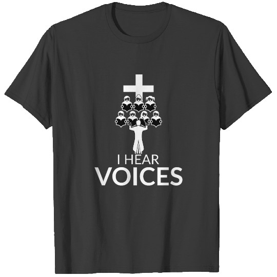 Choir Design for a Gospel Singer in Church T-shirt