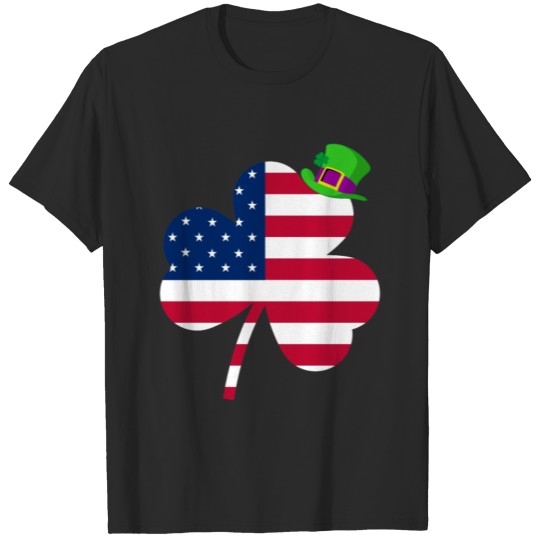 Discover St Patricks Day Shirt | Irish American Flag T-shirt