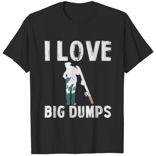 Discover I love big dumps cool snowboarding skiing T-shirt