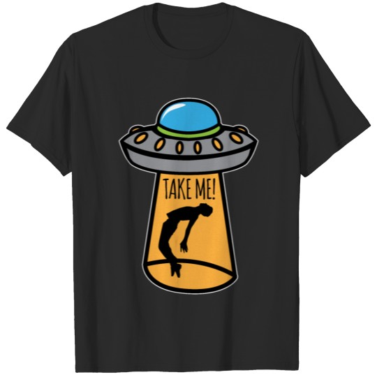 Discover Take Me! UFO Cartoon Style T-shirt