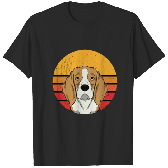 Discover Vintage Beagle Puppy Dog Owner Gift T-shirt