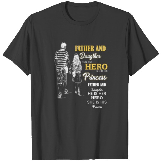 Discover Father and Daughter T-shirt design T-shirt
