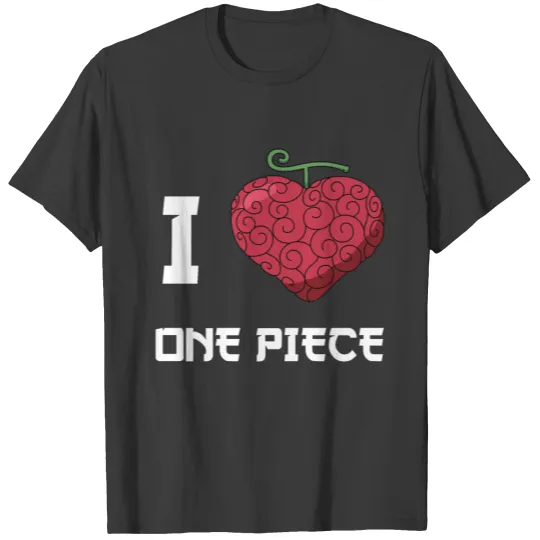 I Love One Piece Pirates T-shirt