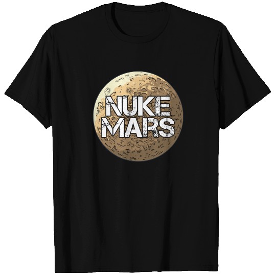 Nuke Mars electric car spaceship gift T-shirt