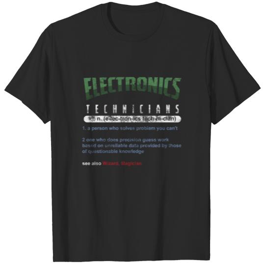 Discover Electronics Technicians Technical Gift T-shirt