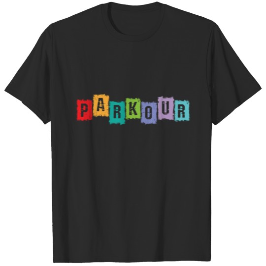 Discover parkour colorful T-shirt