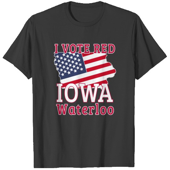 2020 Presidential Campaign I Vote Red Iowa Rep T-shirt