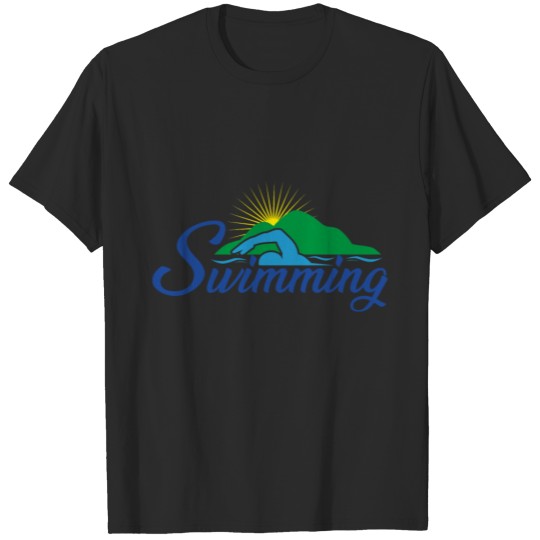 Discover Swimming Club Team Swimmer T-shirt