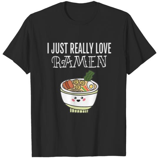 Discover I Just Really Love Ramen T-shirt