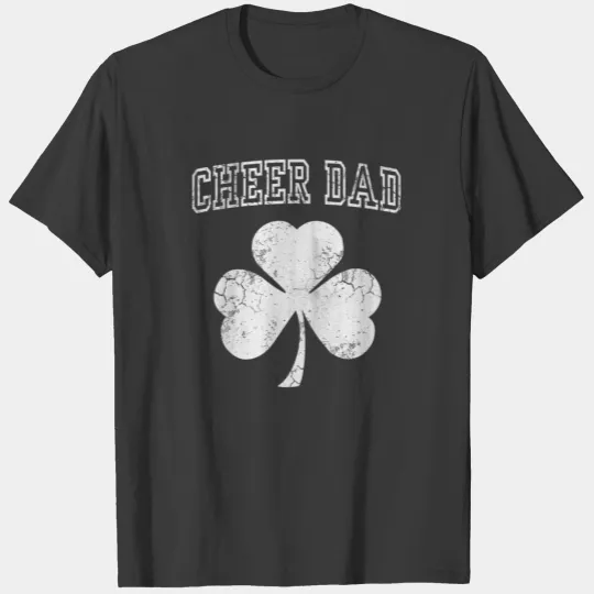 Irish Cheer Dad St Patricks Day Cheerleader T-shirt