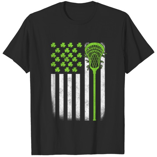 Discover St Patrick's Day Lacrosse Green Vintage US T-shirt
