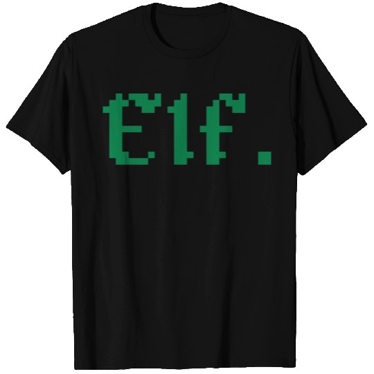 8 Bit Elf Gamer T-shirt