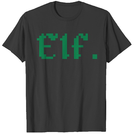 8 Bit Elf Gamer T-shirt