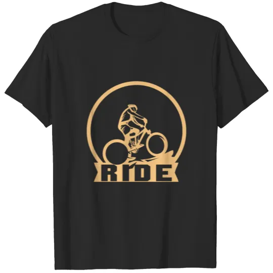 Discover Cool Ride Mountain Biking Style Mountain gift T-shirt