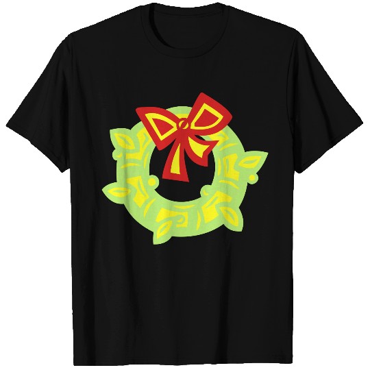 christmas wreath T-shirt