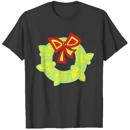 christmas wreath T-shirt