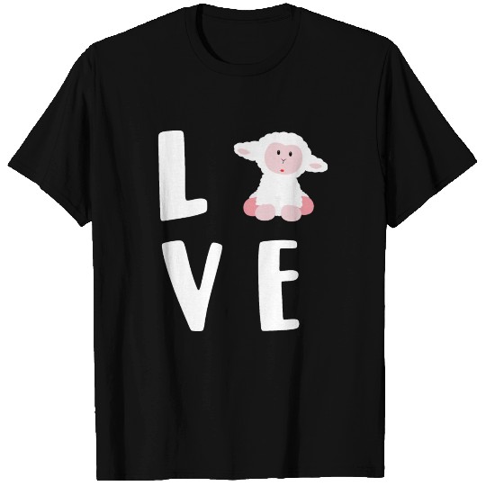 Sheep Love Lamb Farmer Kids Sheep Lover T-shirt