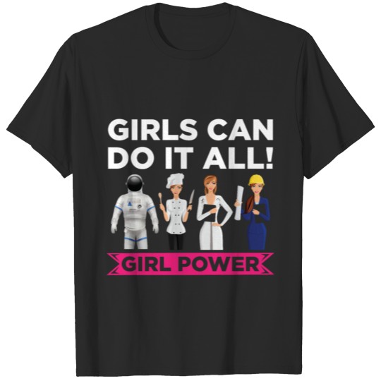 Discover Female Empowerment Equality Strong Girl Power T-shirt