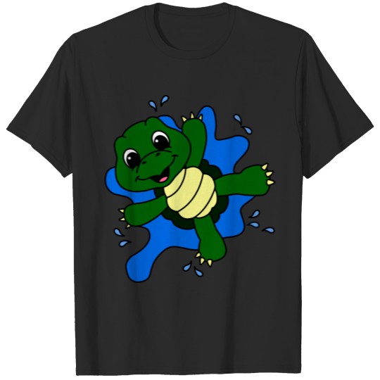 Discover cute turtle children T-shirt