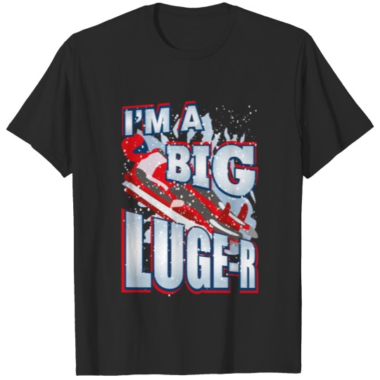 Discover Luge Lover Sledding Gift Idea T-shirt