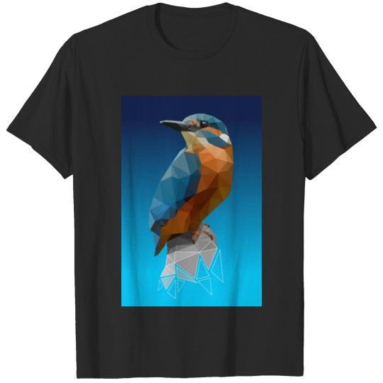 Discover Kingfisher low poly T-shirt