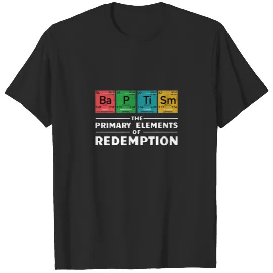 Discover Nerd Geek funny christian elements redemption T-shirt