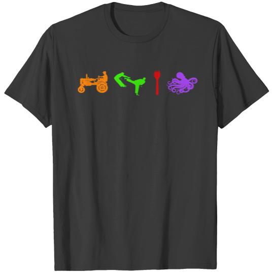 Tractor Kung Fu Sporky Octopus T-shirt