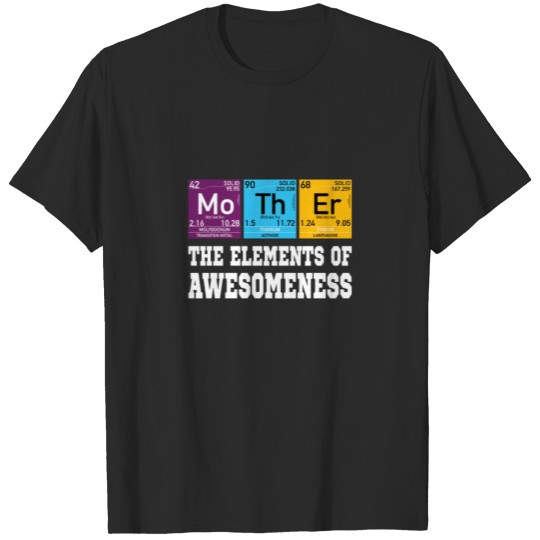 Nerd Elements Mother Awesome funny T-shirt