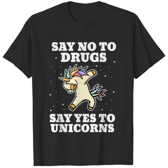 Discover Say No To Drugs Say Yes To Unicorns Red Ribbon Ant T-shirt